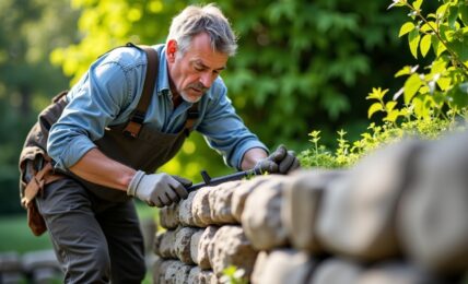 Renforcer un mur en pierre inclinant : méthodes DIY et précautions à connaître