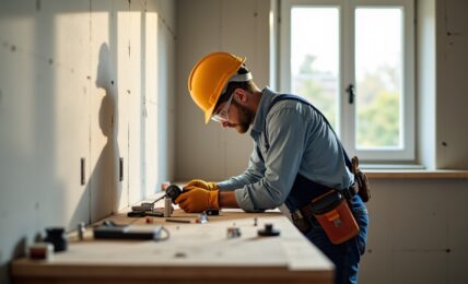 Coffrage de tuyau en placo : les pièges à éviter pour une installation solide