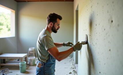 Enduit sous l'humidité : astuces pour réussir et erreurs à éviter