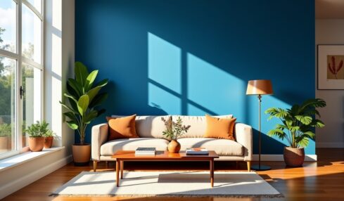 Peinture Bleu Majorelle : Astuces pour l’Intégrer Harmonieusement et Trouver le Bon Dosage chez Vous